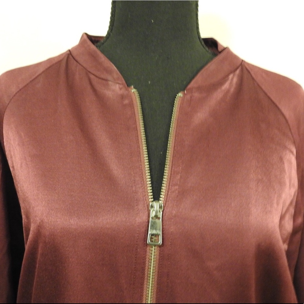 Satin Maroon Jacket